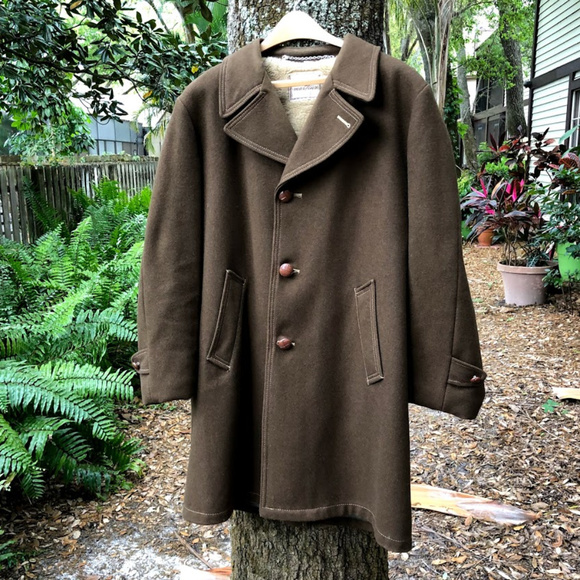 Vintage Other - Vintage Martin's Vintage Men's Pea Coat Brown VTG